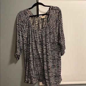 Michael Kors zebra print blouse